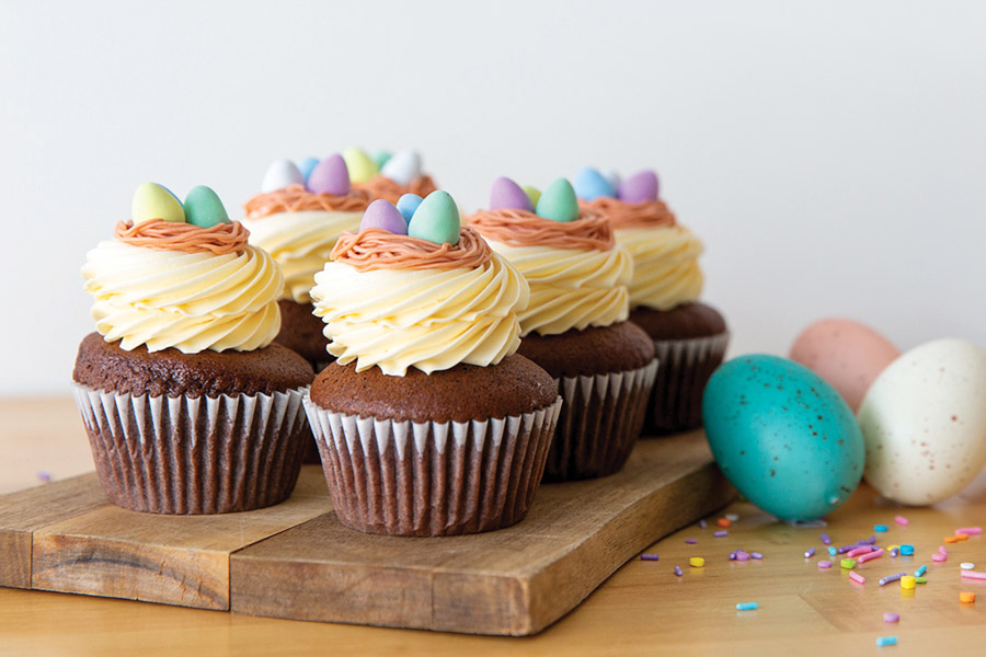Easter Chocolate Cupcakes